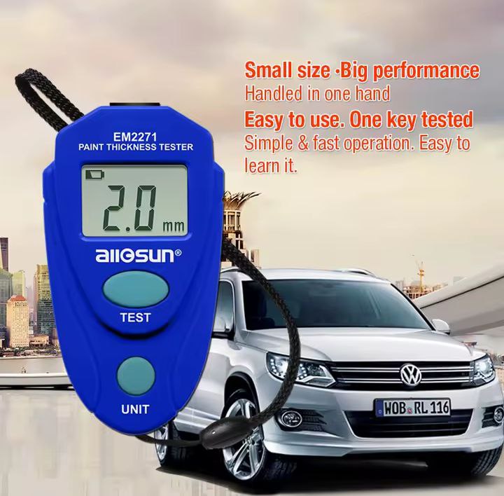 جهاز فحص سمك طلاء السيارات – يكشف المعجون والسمكرة بدقة عالية