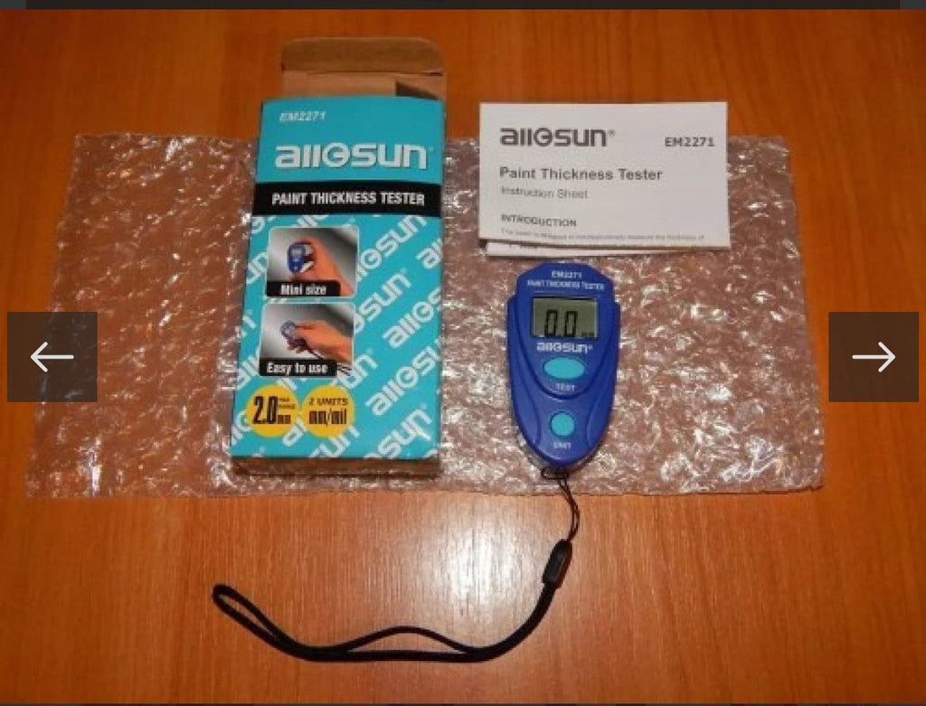 جهاز فحص سمك طلاء السيارات – يكشف المعجون والسمكرة بدقة عالية